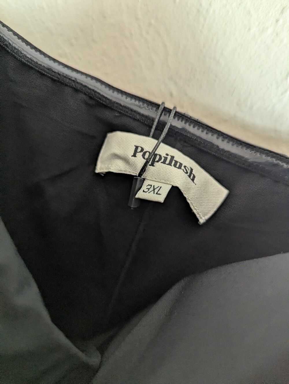 NWT Popilush Sculpting Faux Leather Dress Women's Size 3X - Picture 5 of 13